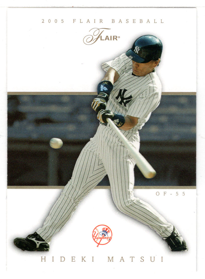 Hideki Matsui - New York Yankees (MLB Baseball Card) 2005 Fleer Flair # 16 Mint