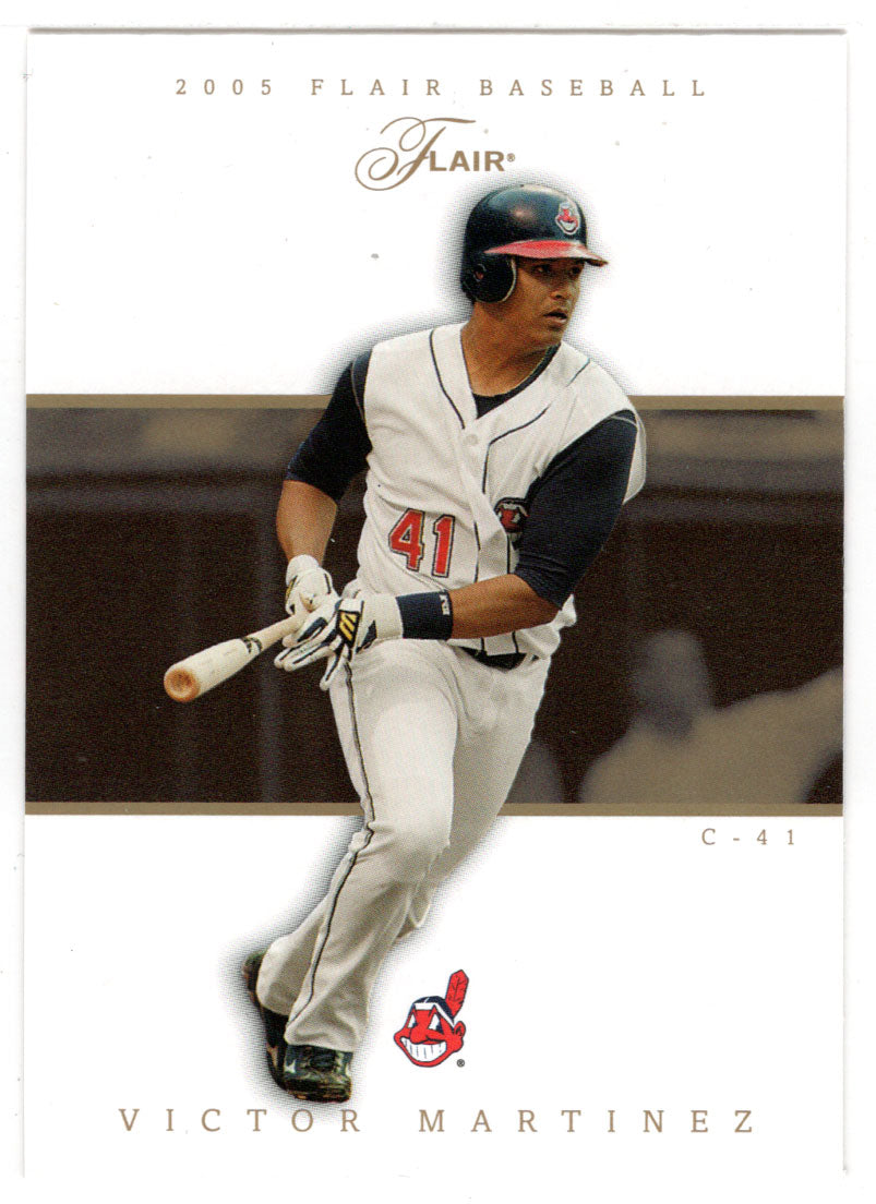 Victor Martinez - Cleveland Indians (MLB Baseball Card) 2005 Fleer Flair # 18 Mint