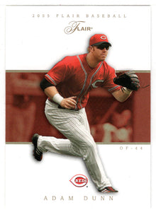 Adam Dunn - Cincinnati Reds (MLB Baseball Card) 2005 Fleer Flair # 19 Mint