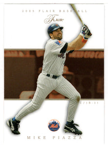 Mike Piazza - New York Mets (MLB Baseball Card) 2005 Fleer Flair # 23 Mint