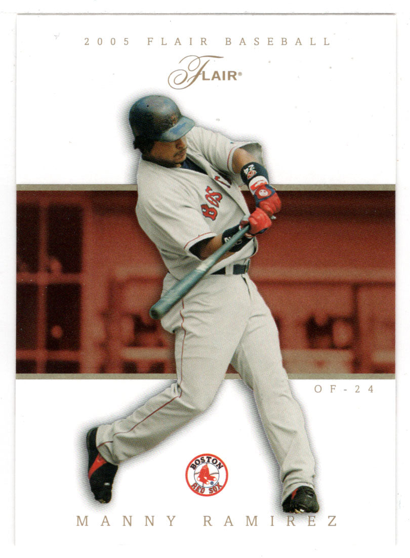 Manny Ramirez - Boston Red Sox (MLB Baseball Card) 2005 Fleer Flair # 28 Mint