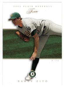 Barry Zito - Oakland Athletics (MLB Baseball Card) 2005 Fleer Flair # 40 Mint