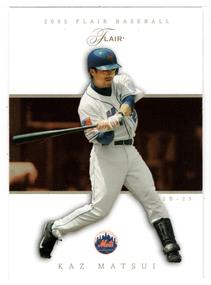 Kaz Matsui - New York Mets (MLB Baseball Card) 2005 Fleer Flair # 41 Mint