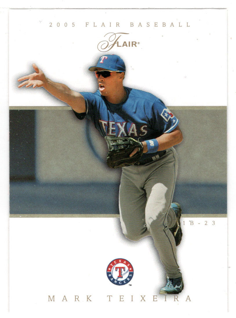 Mark Teixeira - Texas Rangers (MLB Baseball Card) 2005 Fleer Flair # 42 Mint