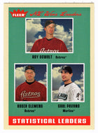 Carl Pavano - Roy Oswalt - Roger Clemens - Statistical Leaders (MLB Baseball Card) 2005 Fleer Tradition # 4 Mint