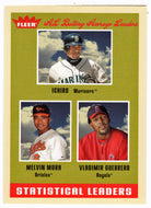 Ichiro Suzuki  - Melvin Mora - Vladimir Guerrero - Statistical Leaders (MLB Baseball Card) 2005 Fleer Tradition # 7 Mint