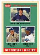 Adrian Beltre - Todd Helton - Mark Loretta - Statistical Leaders (MLB Baseball Card) 2005 Fleer Tradition # 8 Mint
