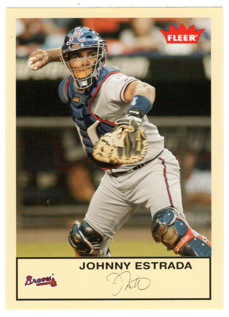 Johnny Estrada - Atlanta Braves (MLB Baseball Card) 2005 Fleer Tradition # 21 Mint