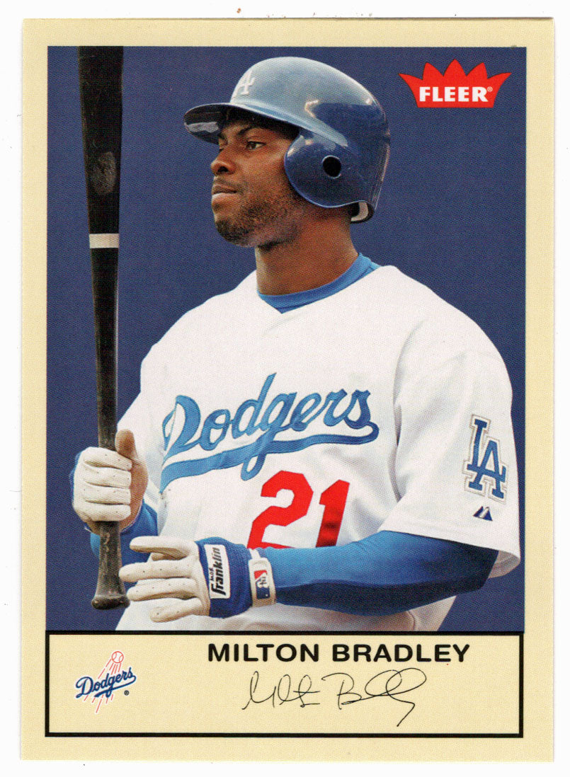Milton Bradley - Los Angeles Dodgers (MLB Baseball Card) 2005 Fleer Tradition # 25 Mint