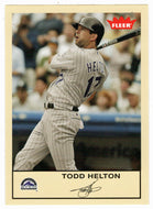 Todd Helton - Colorado Rockies (MLB Baseball Card) 2005 Fleer Tradition # 29 Mint