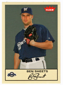 Ben Sheets - Milwaukee Brewers (MLB Baseball Card) 2005 Fleer Tradition # 36 Mint