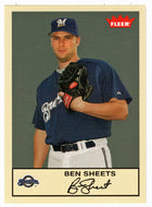 Ben Sheets - Milwaukee Brewers (MLB Baseball Card) 2005 Fleer Tradition # 36 Mint