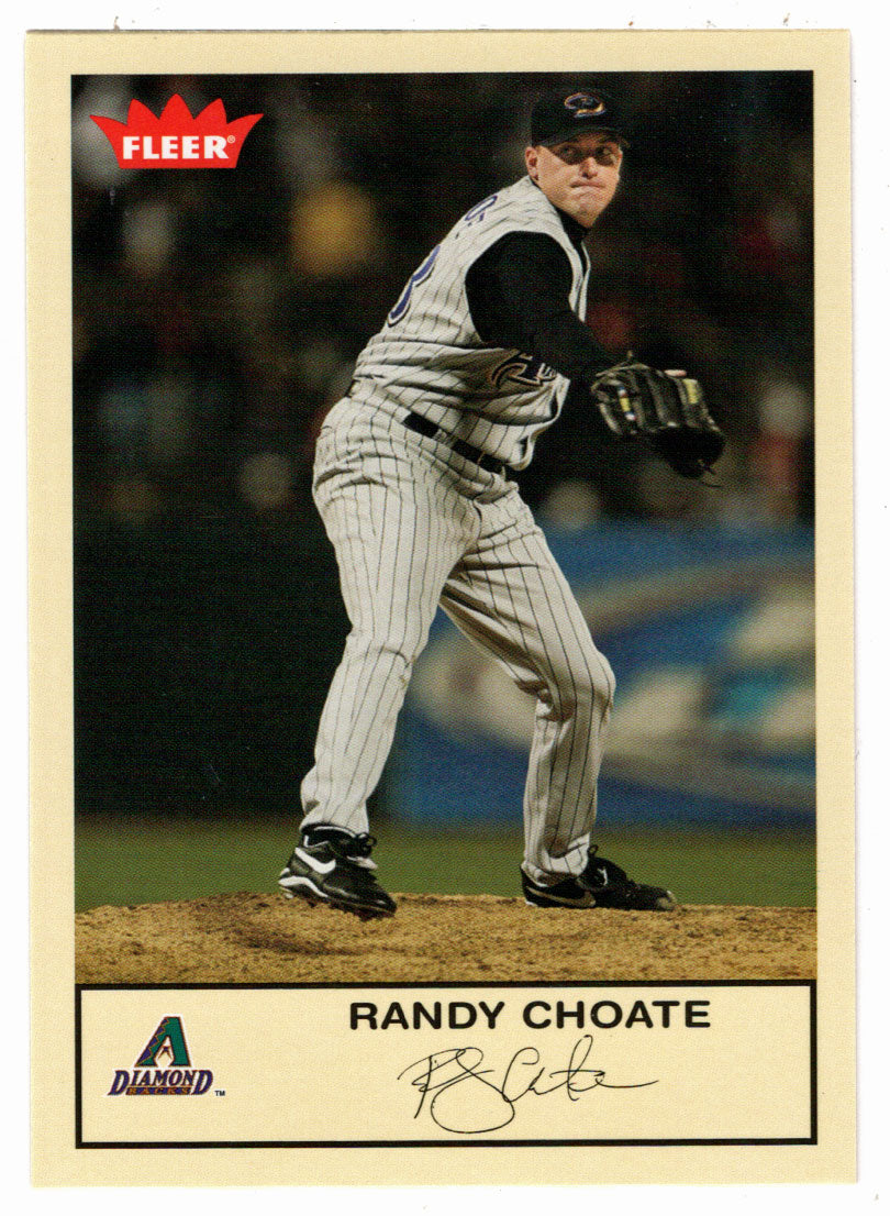 Randy Choate - Arizona Diamondbacks (MLB Baseball Card) 2005 Fleer Tradition # 40 Mint