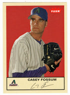 Casey Fossum - Arizona Diamondbacks (MLB Baseball Card) 2005 Fleer Tradition # 45 Mint