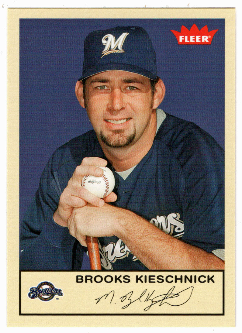 Brooks Kieschnick - Milwaukee Brewers (MLB Baseball Card) 2005 Fleer Tradition # 54 Mint