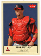 Mike Matheny - St. Louis Cardinals (MLB Baseball Card) 2005 Fleer Tradition # 57 Mint