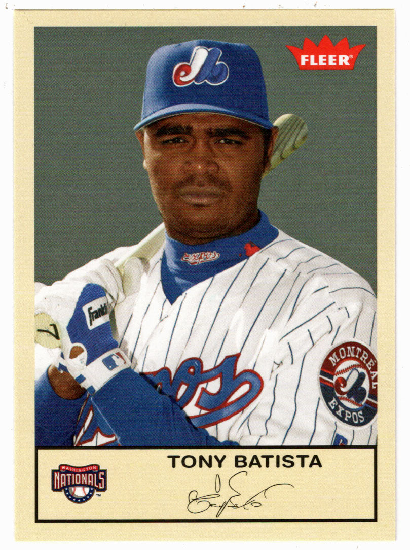 Tony Batista - Washington Nationals (MLB Baseball Card) 2005 Fleer Tradition # 78 Mint