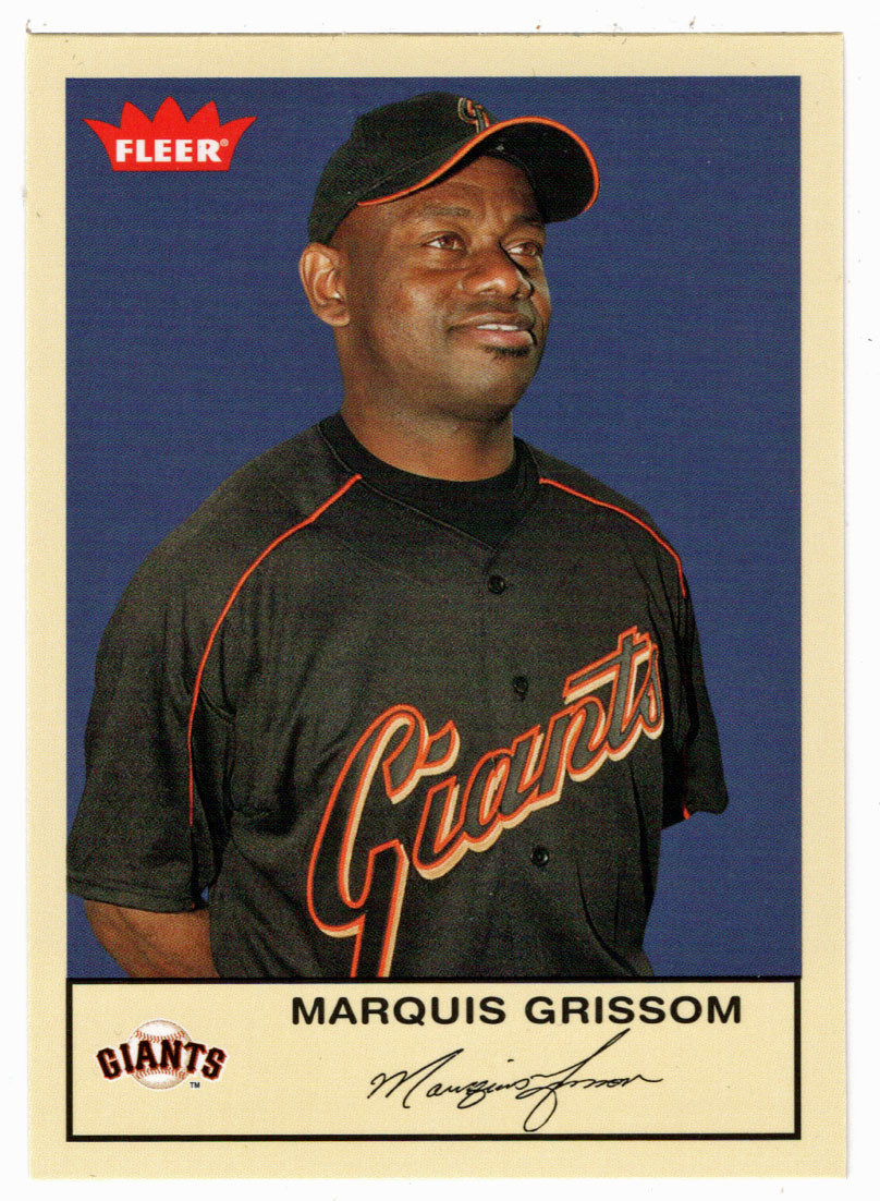 Marquis Grissom - San Francisco Giants (MLB Baseball Card) 2005 Fleer Tradition # 91 Mint