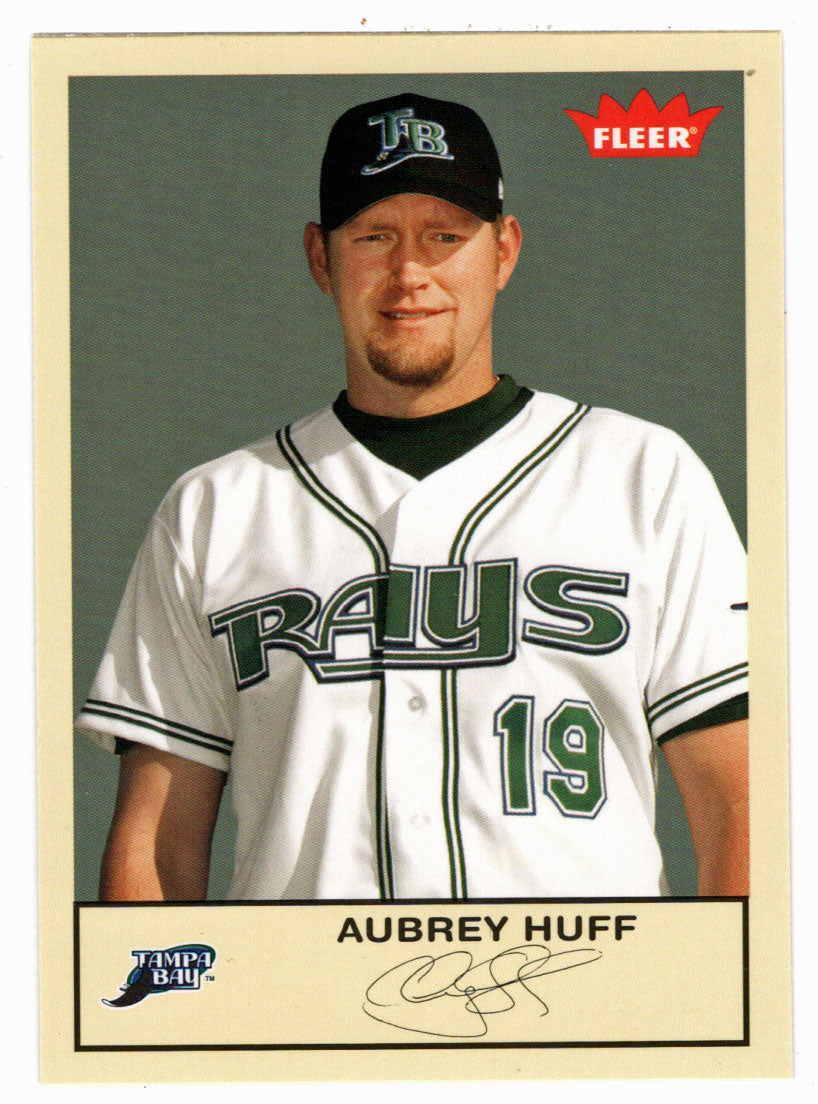 Aubrey Huff - Tampa Bay Devil Rays (MLB Baseball Card) 2005 Fleer Tradition # 92 Mint
