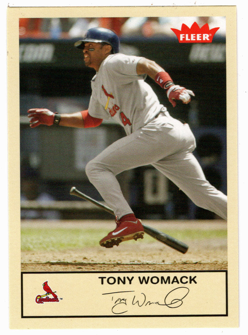 Tony Womack - St. Louis Cardinals (MLB Baseball Card) 2005 Fleer Tradition # 93 Mint