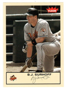 B.J. Surhoff - Baltimore Orioles (MLB Baseball Card) 2005 Fleer Tradition # 103 Mint