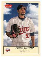 Johan Santana - Minnesota Twins (MLB Baseball Card) 2005 Fleer Tradition # 124 Mint