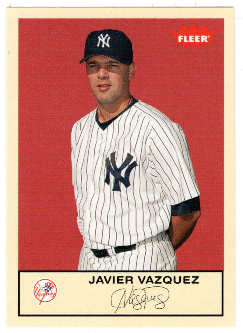 Javier Vazquez - New York Yankees (MLB Baseball Card) 2005 Fleer Tradition # 126 Mint