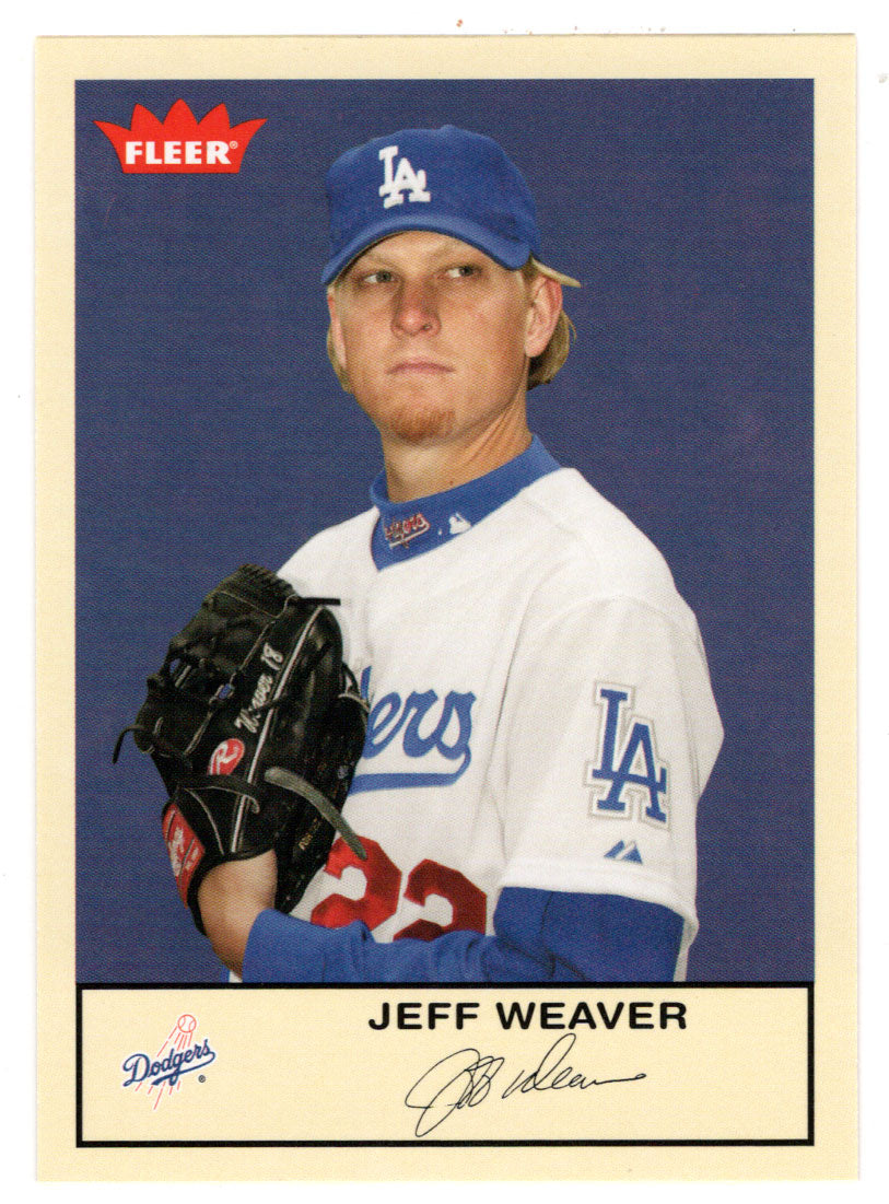 Jeff Weaver - Los Angeles Dodgers (MLB Baseball Card) 2005 Fleer Tradition # 133 Mint
