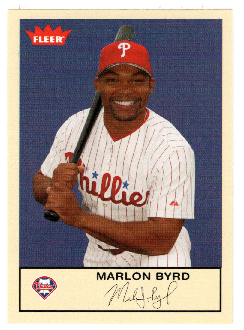 Marlon Byrd - Philadelphia Phillies (MLB Baseball Card) 2005 Fleer Tradition # 134 Mint