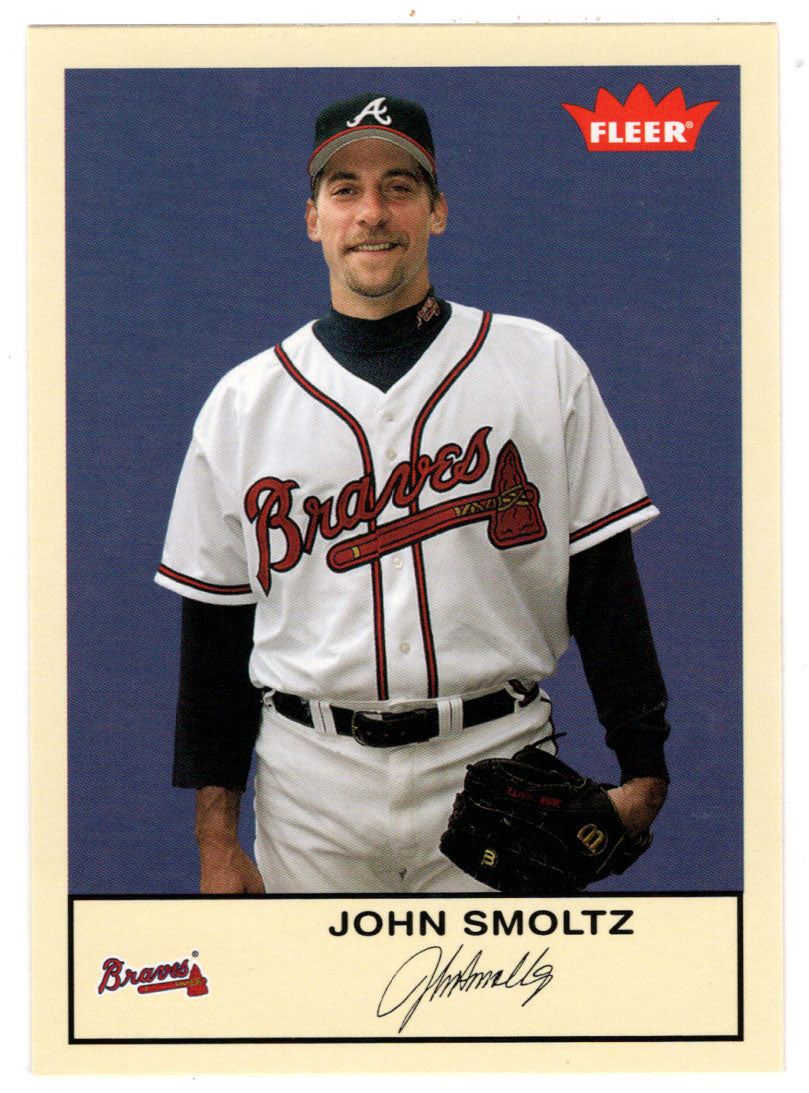 John Smoltz - Atlanta Braves (MLB Baseball Card) 2005 Fleer Tradition # 135 Mint