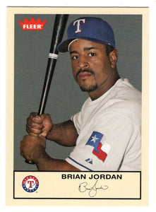 Brian Jordan - Texas Rangers (MLB Baseball Card) 2005 Fleer Tradition # 145 Mint