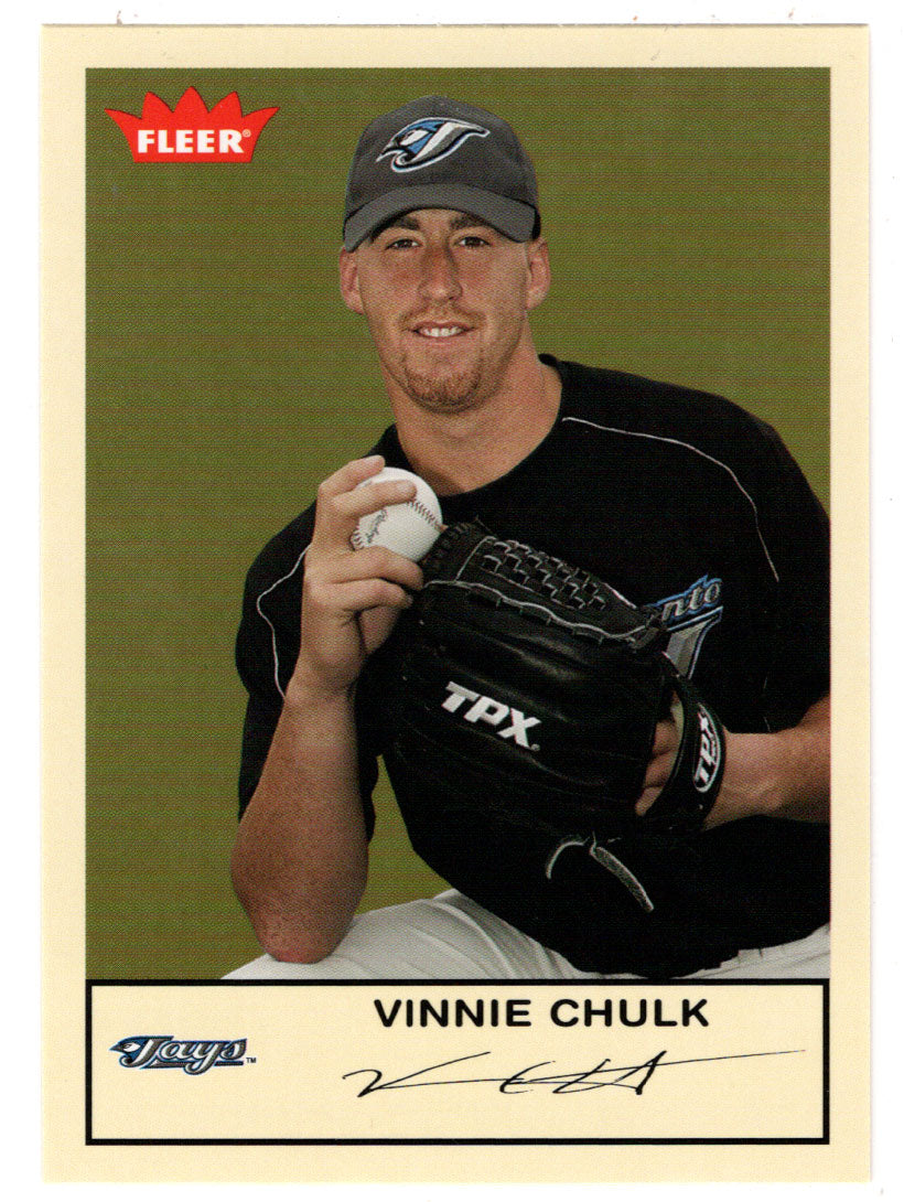 Vinnie Chulk - Toronto Blue Jays (MLB Baseball Card) 2005 Fleer Tradition # 147 Mint