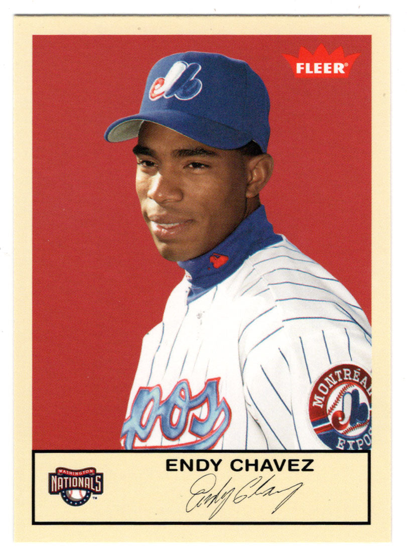 Endy Chavez - Washington Nationals (MLB Baseball Card) 2005 Fleer Tradition # 179 Mint