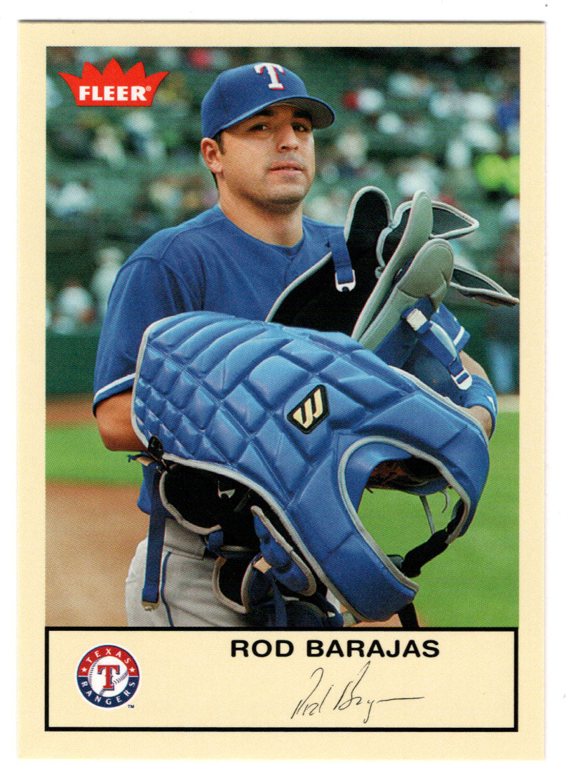 Rod Barajas - Texas Rangers (MLB Baseball Card) 2005 Fleer Tradition # 188 Mint