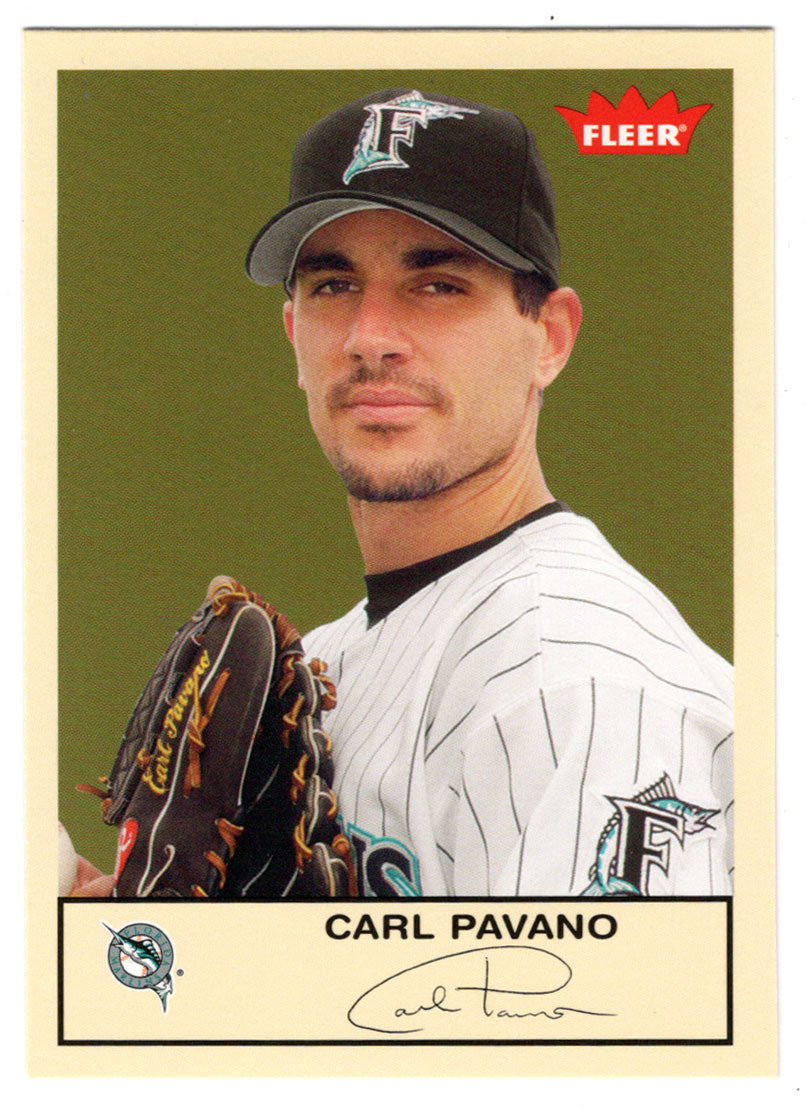 Carl Pavano - Florida Marlins (MLB Baseball Card) 2005 Fleer Tradition # 201 Mint