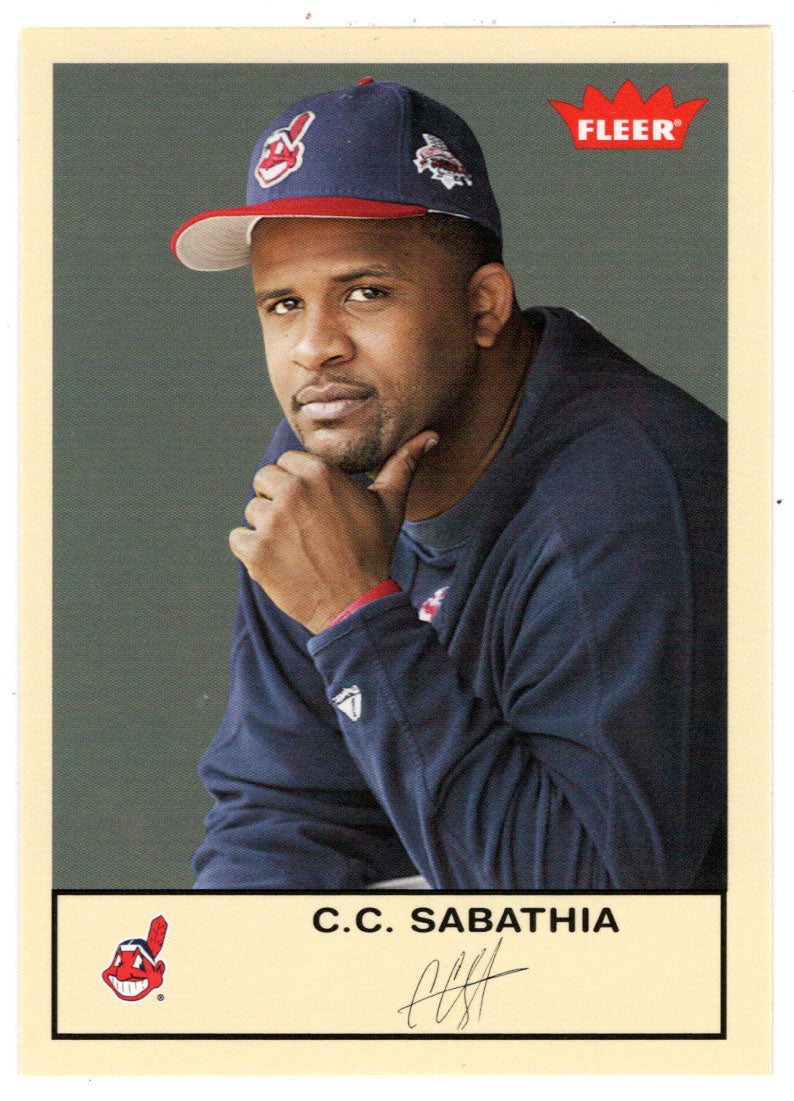 C.C. Sabathia - Cleveland Indians (MLB Baseball Card) 2005 Fleer Tradition # 207 Mint