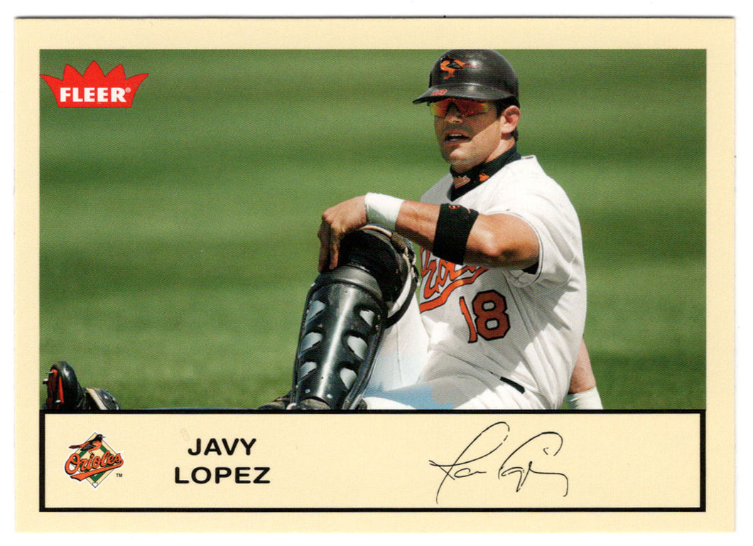 Javy Lopez - Baltimore Orioles (MLB Baseball Card) 2005 Fleer Tradition # 211 Mint