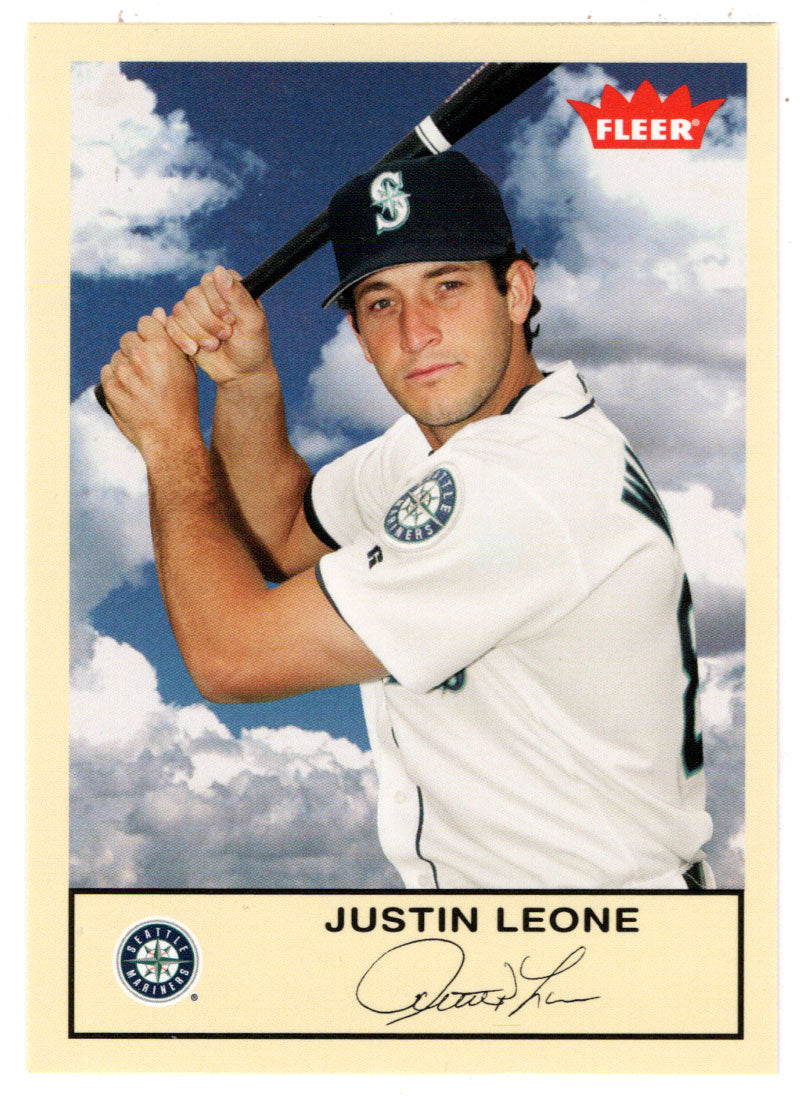 Justin Leone - Seattle Mariners (MLB Baseball Card) 2005 Fleer Tradition # 218 Mint
