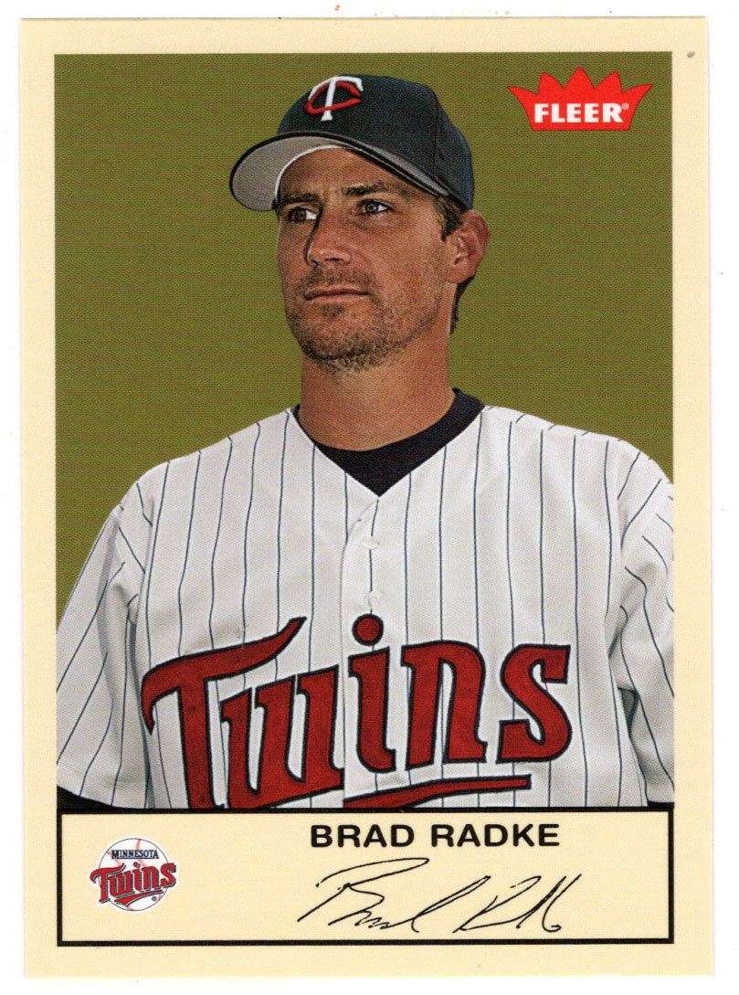 Brad Radke - Minnesota Twins (MLB Baseball Card) 2005 Fleer Tradition # 219 Mint