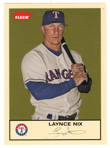 Laynce Nix - Texas Rangers (MLB Baseball Card) 2005 Fleer Tradition # 229 Mint