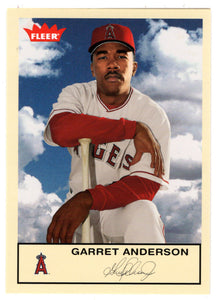 Garret Anderson - Anaheim Angels (MLB Baseball Card) 2005 Fleer Tradition # 243 Mint