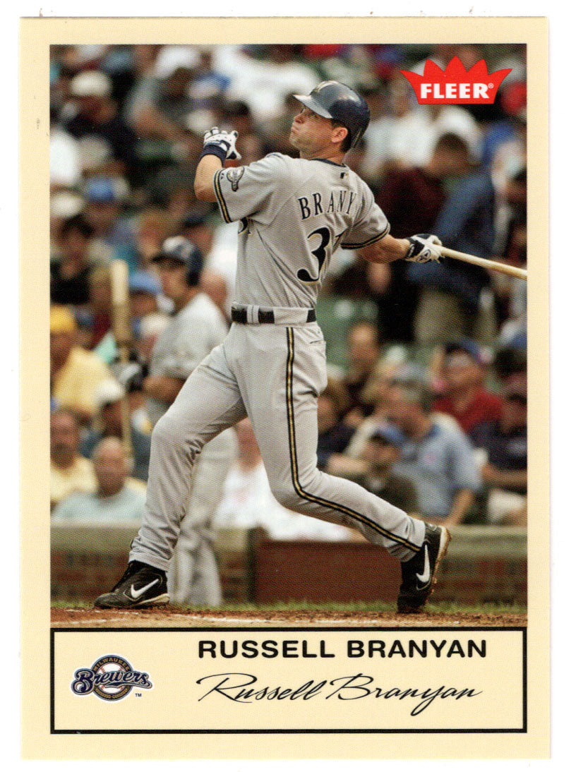 Russell Branyan - Milwaukee Brewers (MLB Baseball Card) 2005 Fleer Tradition # 245 Mint