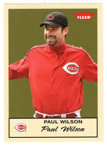 Paul Wilson - Cincinnati Reds (MLB Baseball Card) 2005 Fleer Tradition # 246 Mint