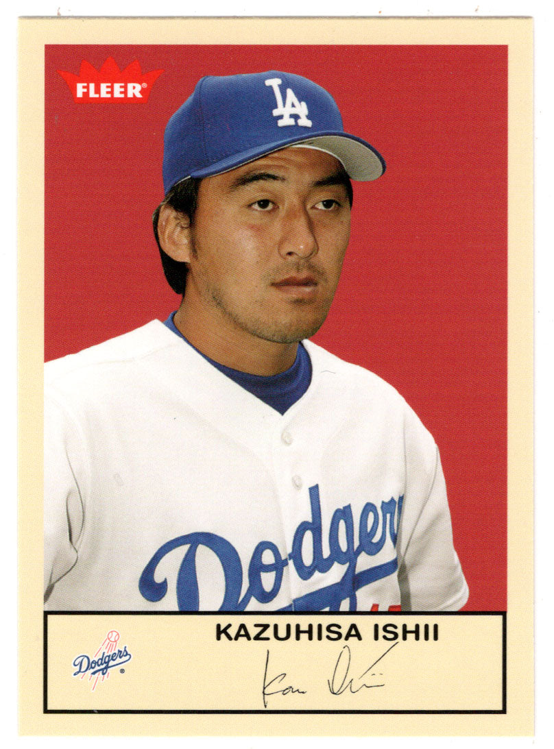 Kazuhisa Ishii - Los Angeles Dodgers (MLB Baseball Card) 2005 Fleer Tradition # 249 Mint