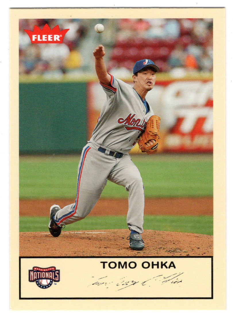 Tomo Ohka - Washington Nationals (MLB Baseball Card) 2005 Fleer Tradition # 251 Mint