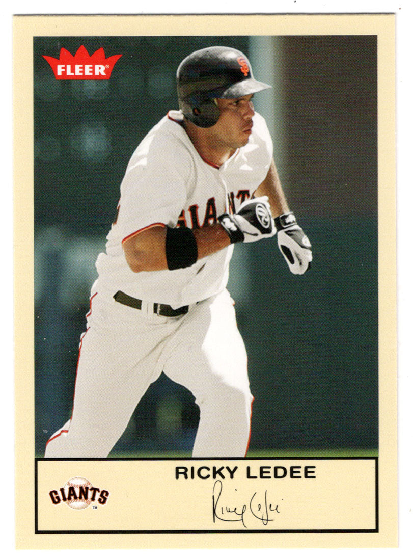 Ricky Ledee - San Francisco Giants (MLB Baseball Card) 2005 Fleer Tradition # 256 Mint