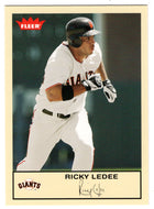 Ricky Ledee - San Francisco Giants (MLB Baseball Card) 2005 Fleer Tradition # 256 Mint