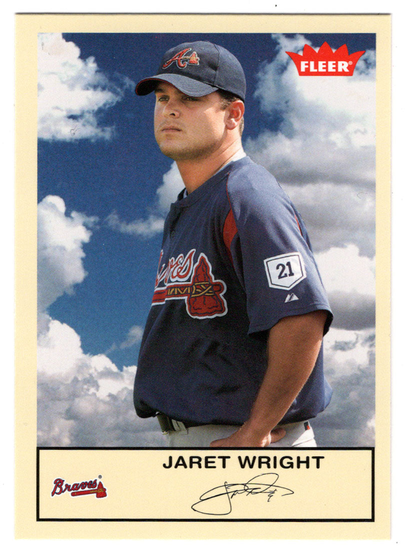 Jaret Wright - Atlanta Braves (MLB Baseball Card) 2005 Fleer Tradition # 262 Mint