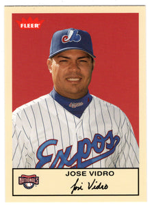 Jose Vidro - Washington Nationals (MLB Baseball Card) 2005 Fleer Tradition # 271 Mint