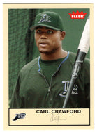 Carl Crawford - Tampa Bay Devil Rays (MLB Baseball Card) 2005 Fleer Tradition # 274 Mint